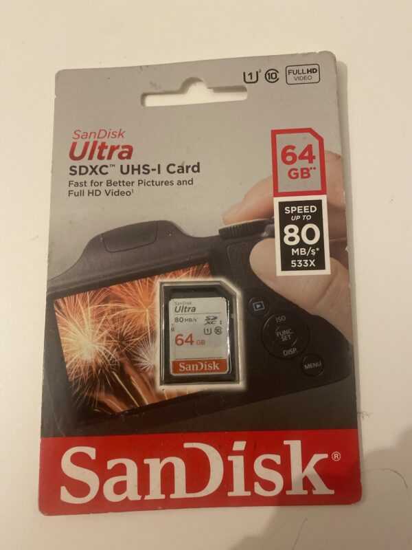 SanDisk 64GB SDXC UHS-I Card