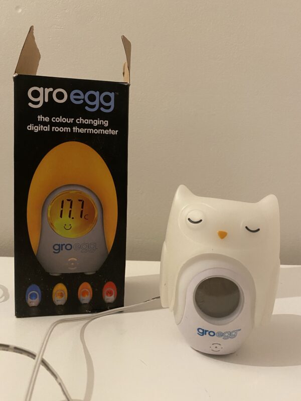 Gro egg colour changing thermometer