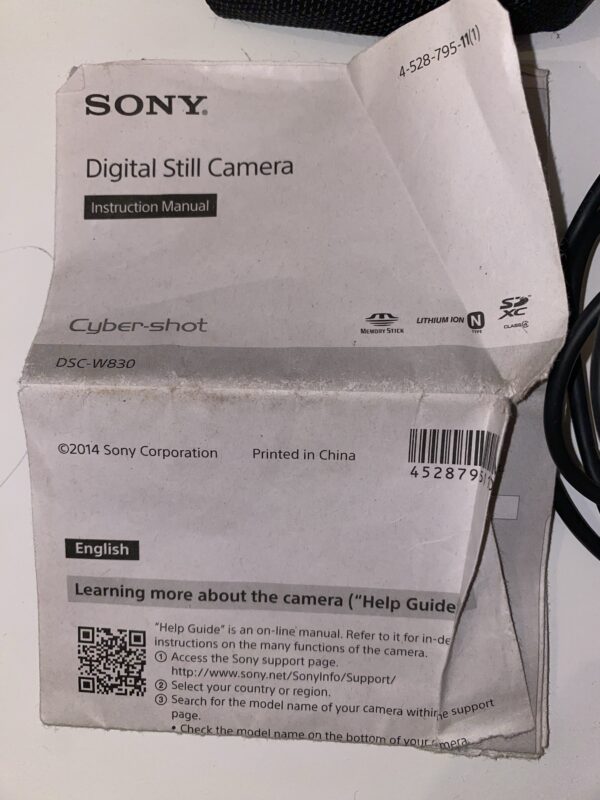 Sony Cybershot DSC-W830 Digital Camera Working w/ Zeiss 8x Zoom Lens - Image 3