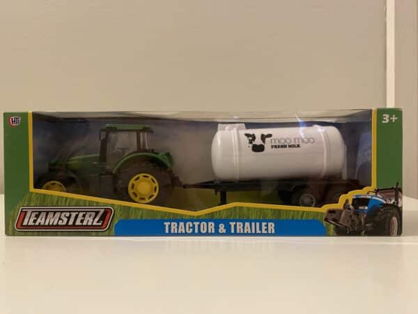 Teamsterz Tractor & Milk Trailer ( Green )