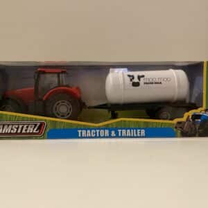 Teamsterz Tractor & Milk Trailer ( Red)