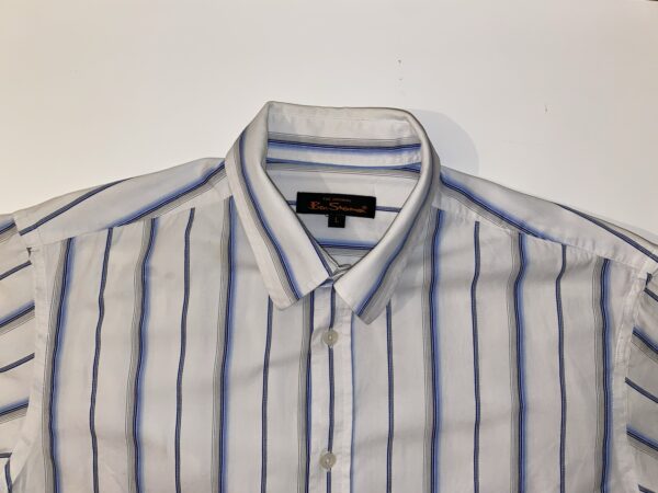 Ben Sherman Short Sleeve Stripy Shirt ( size L )