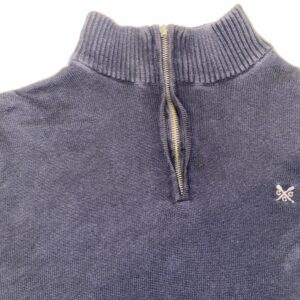 Crew Clothing Navy Blue Jumper Sweater ( size L )