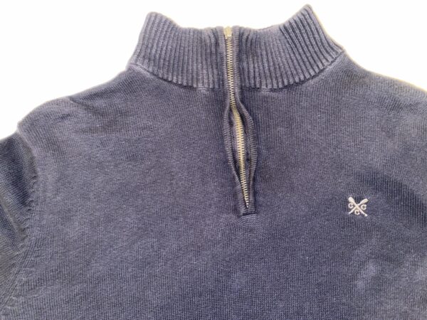 Crew Clothing Navy Blue Jumper Sweater ( size L )