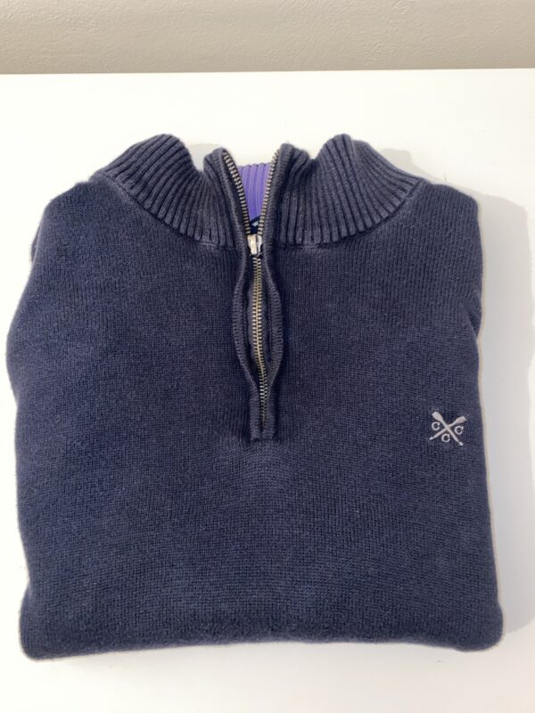 Crew Clothing Navy Blue Jumper Sweater ( size L ) - Image 2