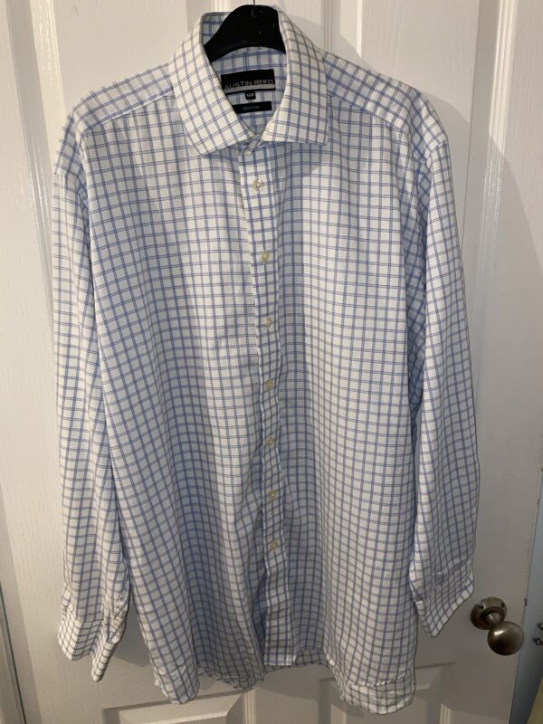 Austin Reed Stripped Shirt ( size 16R ) - Image 2